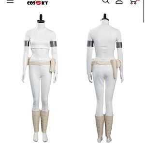 Star Wars Padme Amidala Outfits Halloween Carnival Suit Cosplay Costume